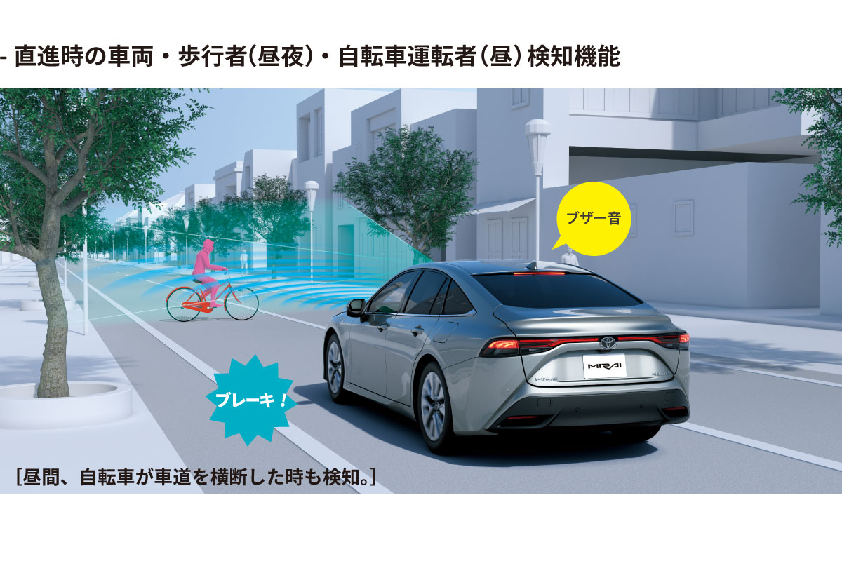 V100❗️格安小型❗️配達にも。二段階右折不要！ MIRAI | 安全性能 | すべての人に移動の自由と楽しさを。鹿児島トヨタ