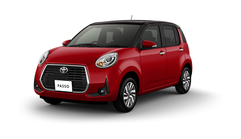 【カラバリ】MODA “G package”（2WD）_ブラックマイカメタリック〈X07〉×ファイアークォーツレッドメタリック〈R67〉［X96］フロントサイド