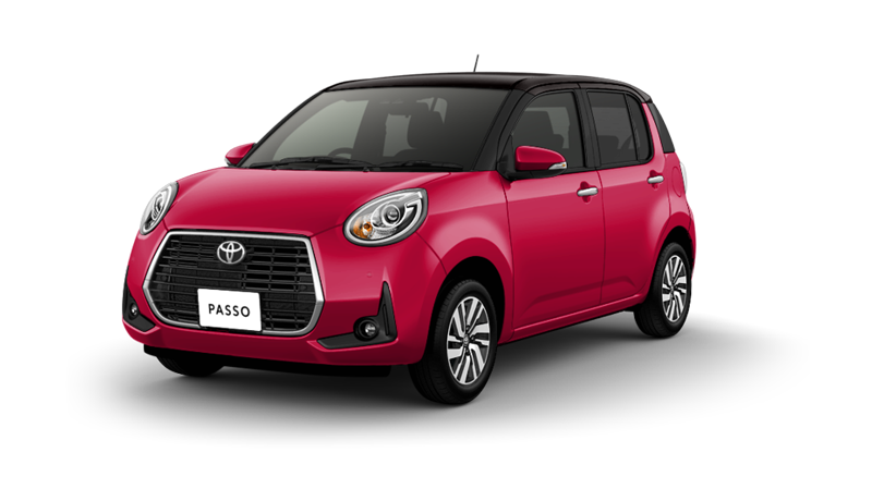 【カラバリ】MODA “G package”（2WD）_ブラックマイカメタリック〈X07〉×マゼンタベリーマイカメタリック〈R72〉［XE2］フロントサイド