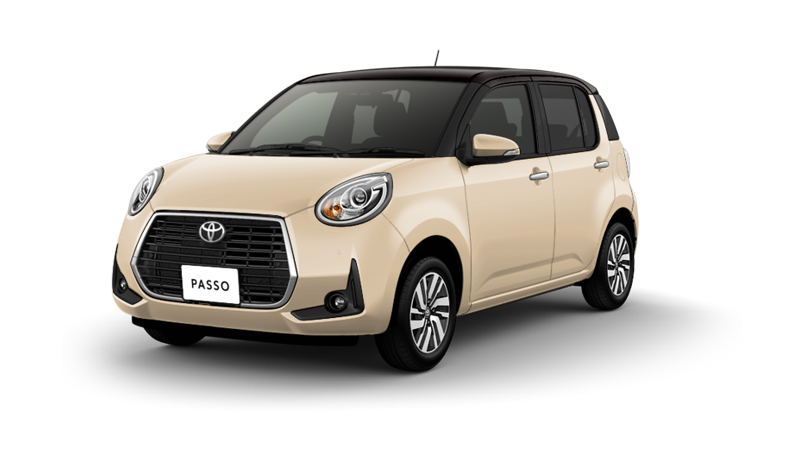 【カラバリ】MODA “G package”（2WD）_ブラックマイカメタリック〈X07〉×パウダリーベージュメタリック〈T25〉［XE5］フロントサイド
