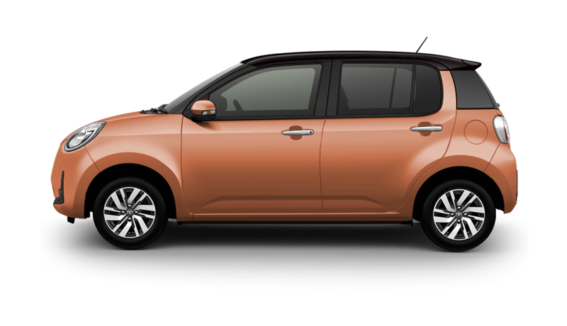 【カラバリ】MODA “G package”（2WD）_ブラックマイカメタリック〈X07〉×ブリリアントカッパークリスタルマイカ〈T33〉［XG2］サイド
