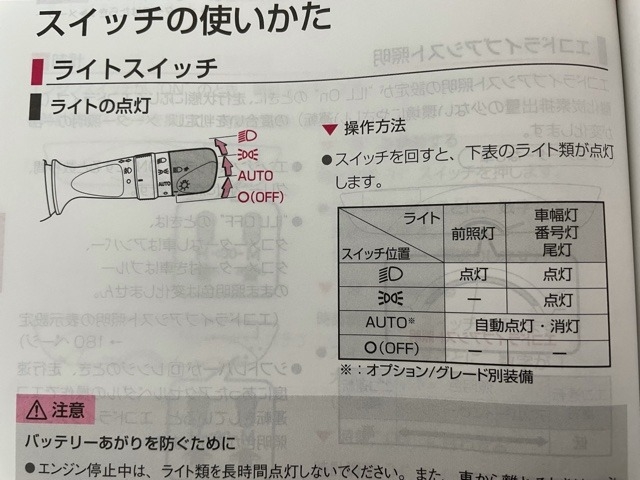 オートライトについて